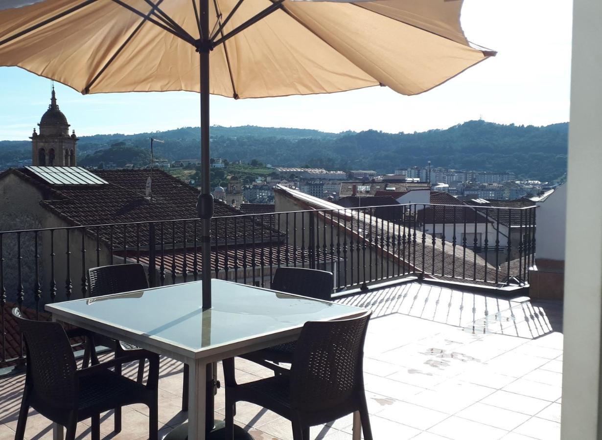 Apartamento Con Terraza En El Casco Historico Ourense Eksteriør bilde