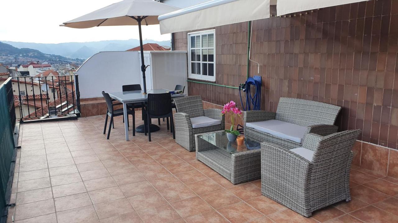 Apartamento Con Terraza En El Casco Historico Ourense Eksteriør bilde