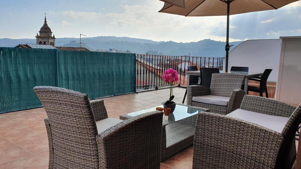 Apartamento Con Terraza En El Casco Historico Ourense Eksteriør bilde